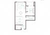 1 Bedroom 1 Bathroom Floor Plan 1 Bedroom 1 Bathroom Floor Plan at Vue 22 Apartments, Washington